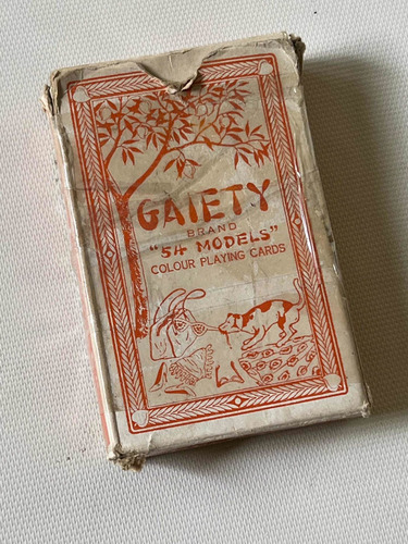 Juego Barajas Naipes Eroticos Antiguos 60s Gaiety Excelente! (Usado)