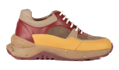 Imagen 2 de 2 de Zapatilla Mujer Xl Extra Large Oslo Zapatilla Taupe