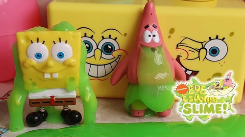 Bob Esponja Figuras De Slime Mattel Original Delivery