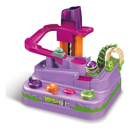 Trans Vs Zombies Adventure Rail Car Toy Chomper Peashooter