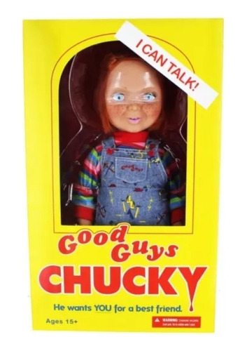 Chucky Good Guys Muñeco Happy Face Con Voz 38 Cm Mezco Toyz