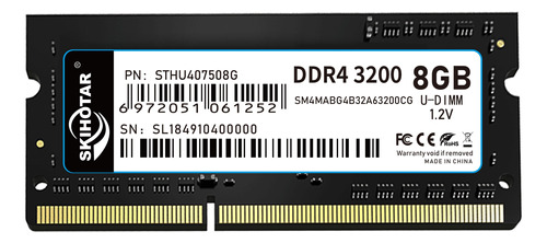 Memoria Ram Ddr4 8g Computadora Gamer Laptop 3200mhz Skihota