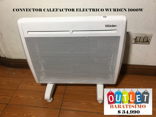 Calefactor Estufa Electrica 1000 W Wurden