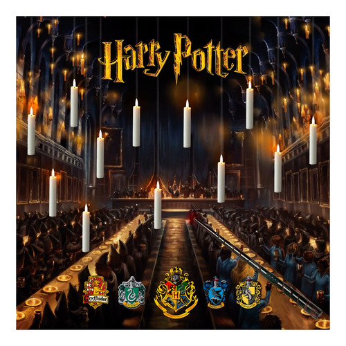 Harry Potter Velas Led Flotantes Con Varita Control Magica