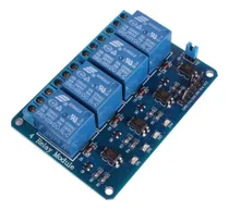 Comprar Modulo Relay Rele De 4 Canales 5v 10a Arduino Rele