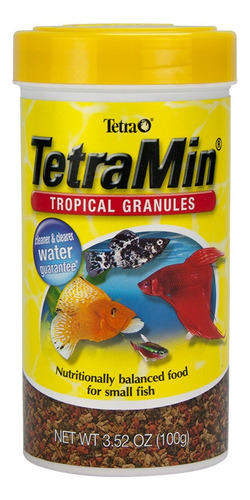 Tetra Alimento Tetramin Tropical Granulos 100 Gr 3.52 Oz Acuario Peces Pecera