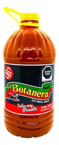 Salsa Botanera Muy Picante Negra 8 L