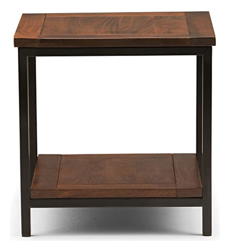 Simpli Home 3axcsky03 Skyler Mesa Auxiliar Dark Cog C Brown