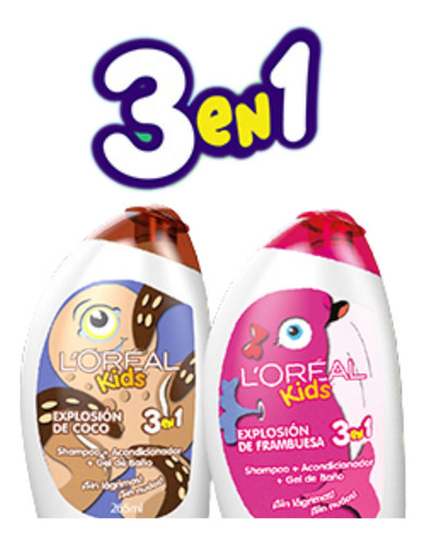 L'oréal Kids Shampoo 3 En 1 Explosion