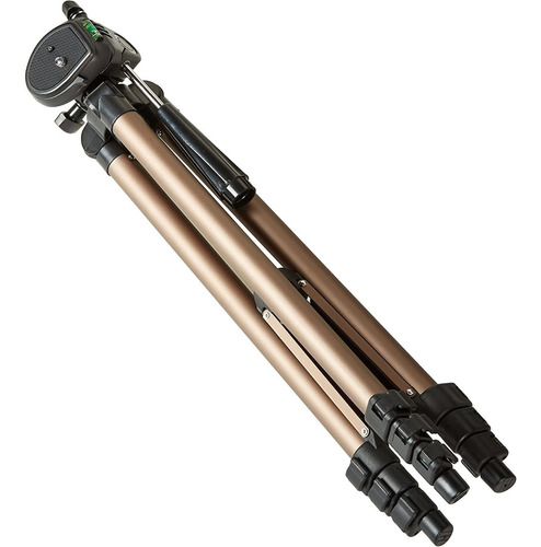 Trípode Para Cámara Amazon Basics, 127 Cm, Aluminio, 360°