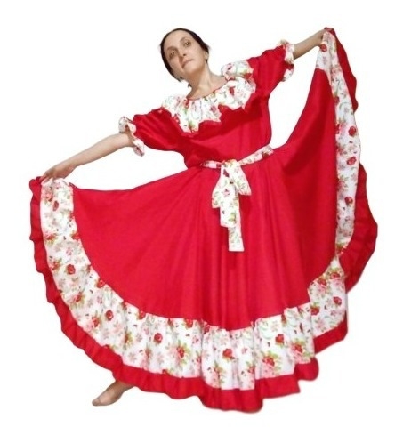 Vestido Folklore Doble Plato Busto 124 Cintura 116 Largo 128 | Envío gratis Vestido Folklore Doble Plato Busto 124 Cintura 116 Largo 128 | Envío gratis