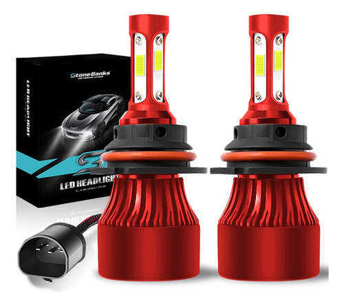 Kit De Focos Led H4 9007 H13 9004 4 Lados Fara Alta Y Baja