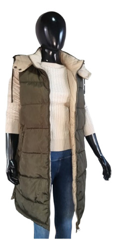 Chaleco Largo Reversible Dama