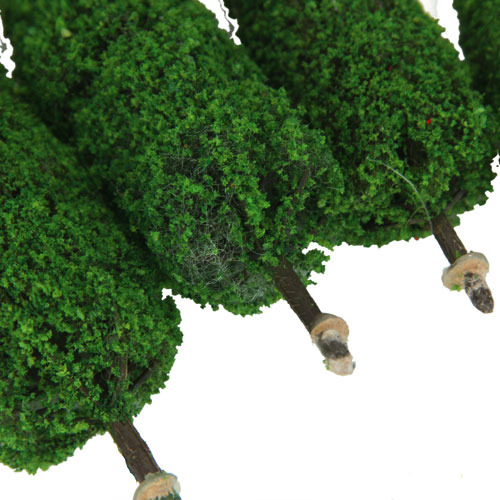 6 Modelo Cypress Trees Train Railway Garden And : 60-1: 250