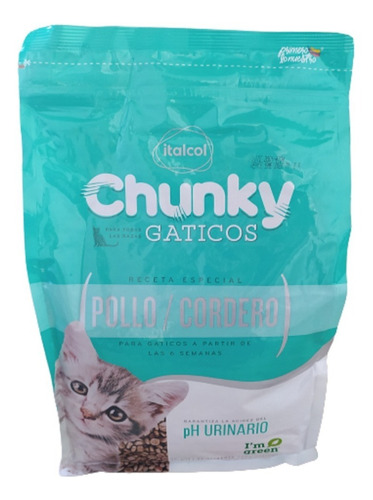 Chunky Gaticos Pollo-cordero 1,5 Kg.