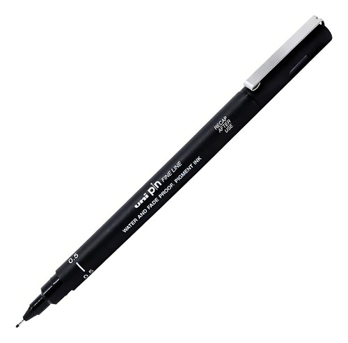 Caneta Nanquim Uni Pin Fine Line Cor da Tinta Preto Ponta 0.3mm