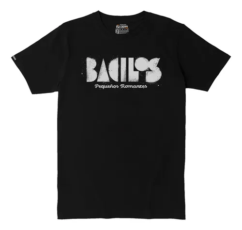 Camiseta 2xl - 3xl Td2 Bacilos Logo Pop Grupo Zxb