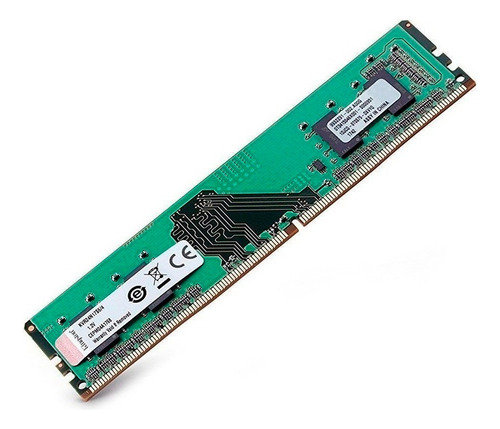 Memoria RAM ValueRAM gamer color verde 4GB 1 Kingston KVR24N17S6/4