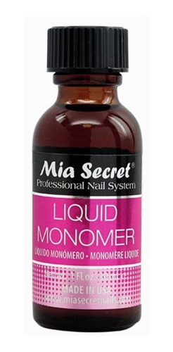 Liquido Acrilico Mia Secret Monómero 60ml - Jsaúl