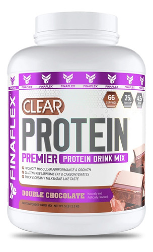 Proteina Clear 5lbs 67 Servicios Double Chocolate - Finaflex