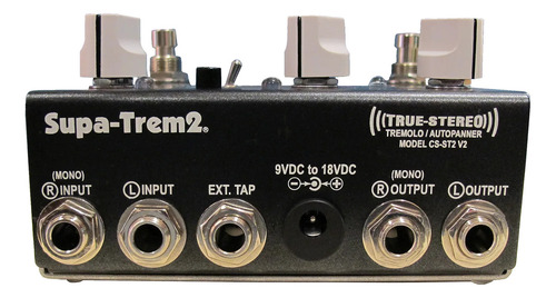 Pedal Fulltone Supa Trem2 V2 Stereo Tremolo Cor Preto