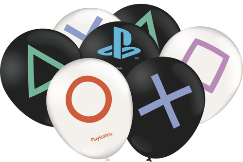 Bolas Personalizadas 25un Playstation Aniversário Infantil