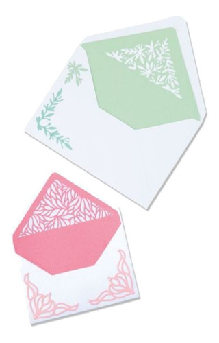 Cortante Thinlits Sizzix - Botanical Sobres 6 Pzs 664446