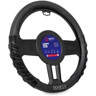 Funda Cubre Volante Forro De Timon Fibra Sparco Sps101bk