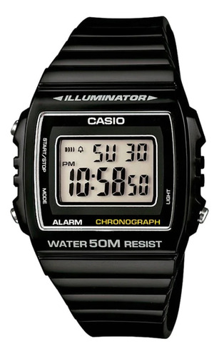 Reloj Deportivo Digital Casio W-215h 1av 50 Metros Unisex