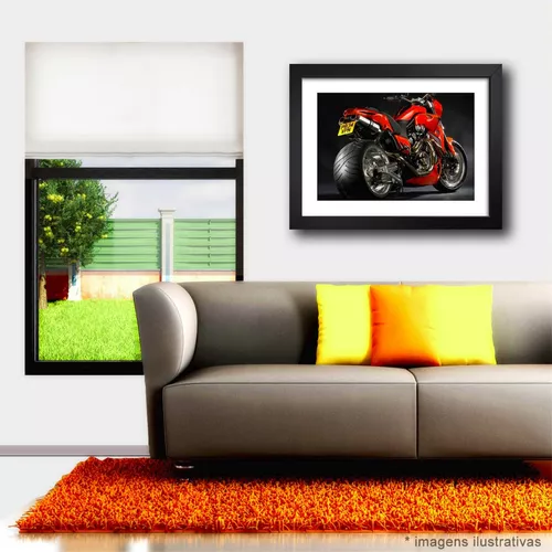 Quadro Moto Cross Corrida com Paspatur