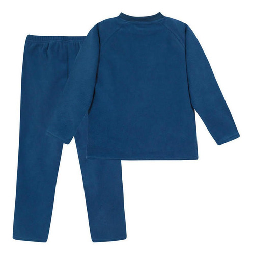 Pijama Niño Polar Reciclado Eco Friendly Azul H2o Wear
