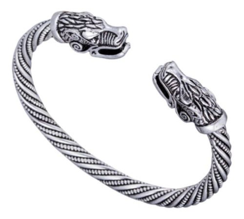 Pulsera Clásica Dragon Vikingo Nordico Elegante Moda