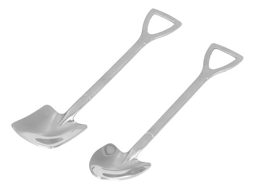 Xu Cuchara De Pala, 2 Piezas De Acero Inoxidable,