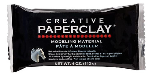 Creative Paperclay Para Modelar Compuesto, 4 Onzas (3.99 o.