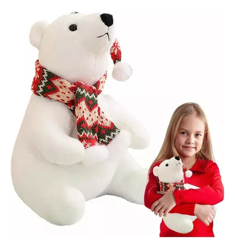 Oso Polar Felpa Oso Navidad - Oso Polar Regalo