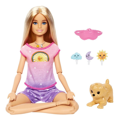 Barbie Muñeca Medita Conmigo Día Y Noche