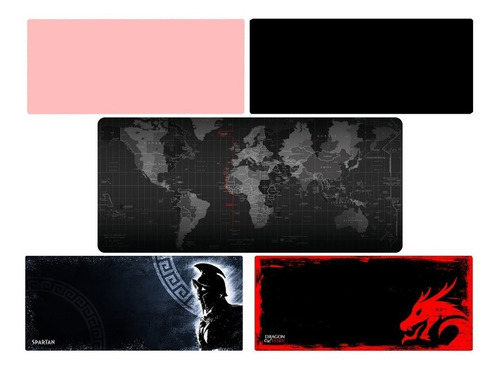 Imagen 1 de 6 de Pad Grande Xl 84x38cm Gamer Oficina Mouse Y Teclado Pc