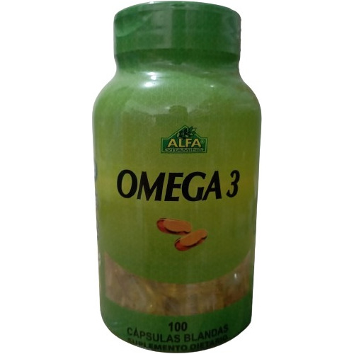 Omega 3 100 Caps Alfa Vitamins - Unidad a $55000