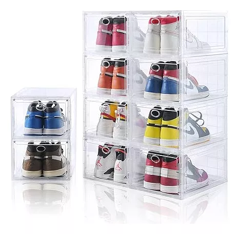 10 Cajas Para Organizar Zapatos Transparente