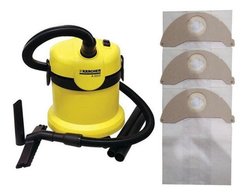 Saco P/ Aspirador Karcher 2003/2004 Com 3 Unidades