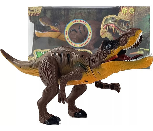 Dinosaurio T-rex Movimiento Luz Y Sonido Rugido