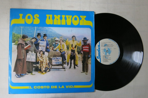 Vinyl Vinilo Lp Acetato Los Univox El Costo De La Vida 