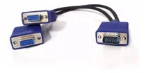 Comprar Cabo Y Duplicador 1 Vga X 2 Vga Ligue Seu Pc Em 2 Monitores