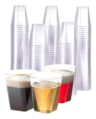 Pack 20 Mini Vasos Acrilico 50ml Para Shots / Postre