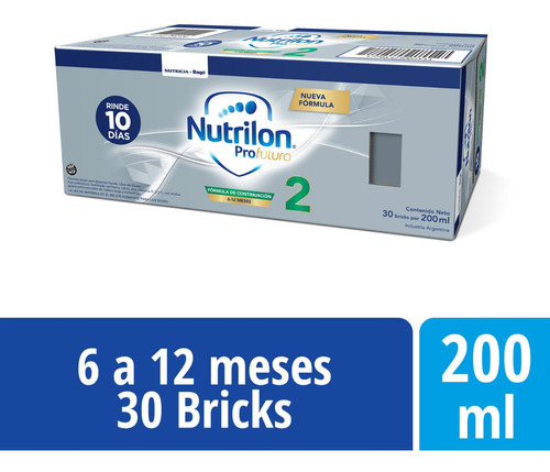 Nutricia Bagó Nutrilon Profutura 2 Líquida - Neutro - Brick - 30 - 200 g - 200 mL