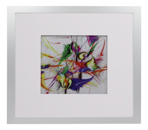 Lamina Moderna 50x50 Cms Figura Blanco
