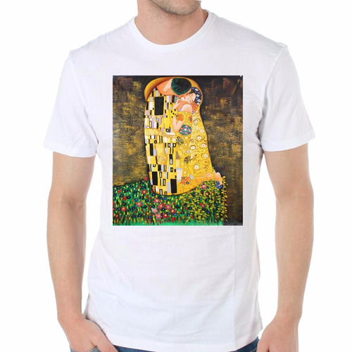 Remera De Hombre Gustav Klimt El Beso Arte Pintores Famosos