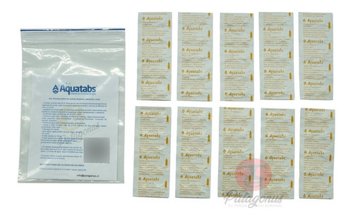Aquatabs Tabletas Purificadores De Agua 1x10 Unid (10 Tiras)