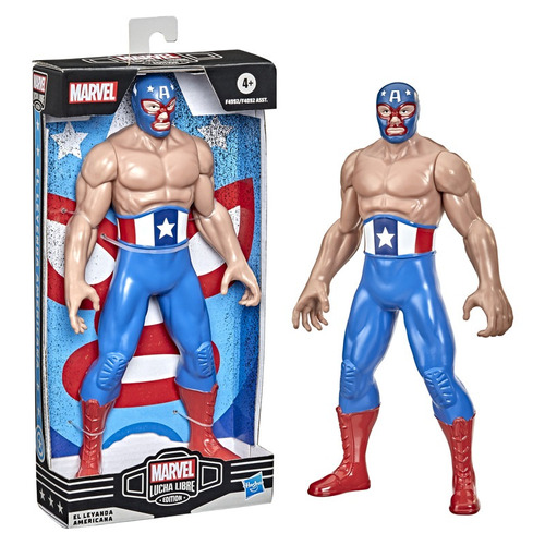 Figura Acción Hasbro Marvel Lucha Libre El Leyenda Americana