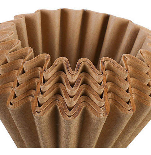 50 Piezas De Filtros De Café Con Forma De Cesta De Papel Par
